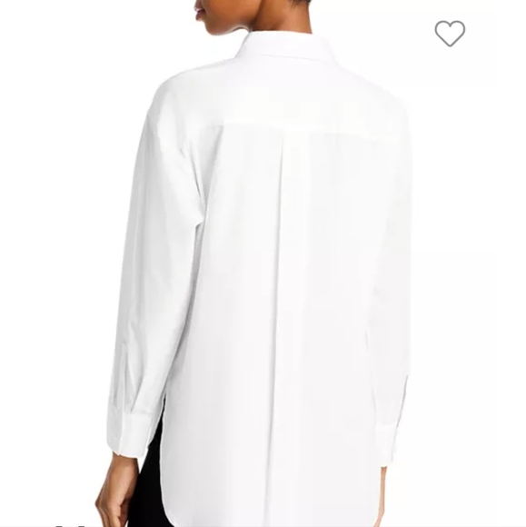 Karl lagerfield Paris cotton patch shirt long sleeve white button down shirt - Picture 2 of 9